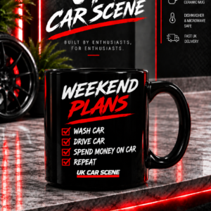 UK Car Scene Weekend Plans Mug